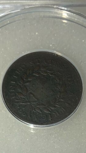 1793 1/2C Liberty Cap Half Cent ANACS F12 Details Corroded C2 R3 - Fresh Stock Dated October 2025