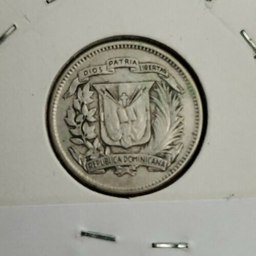 1959 Dominican Republic Silver 10 Centavos - Fresh Stock Dated October 2025