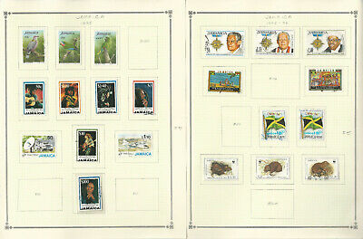 Jamaica Stamp Collection on 22 Scott Pages, 1992-2008 & BOB, JFZ - Fresh Stock Dated October 2025