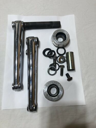 EARLY 90’s PROFILE 180mm CHROME CRANK SET OLD SCHOOL BMX CRANKS - Fresh Stock Dated October 2025