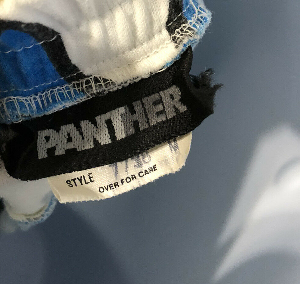 Vintage Panther Skirt Blue White Elastic Waist Flowers Size Medium - Fresh Stock Dated October 2025