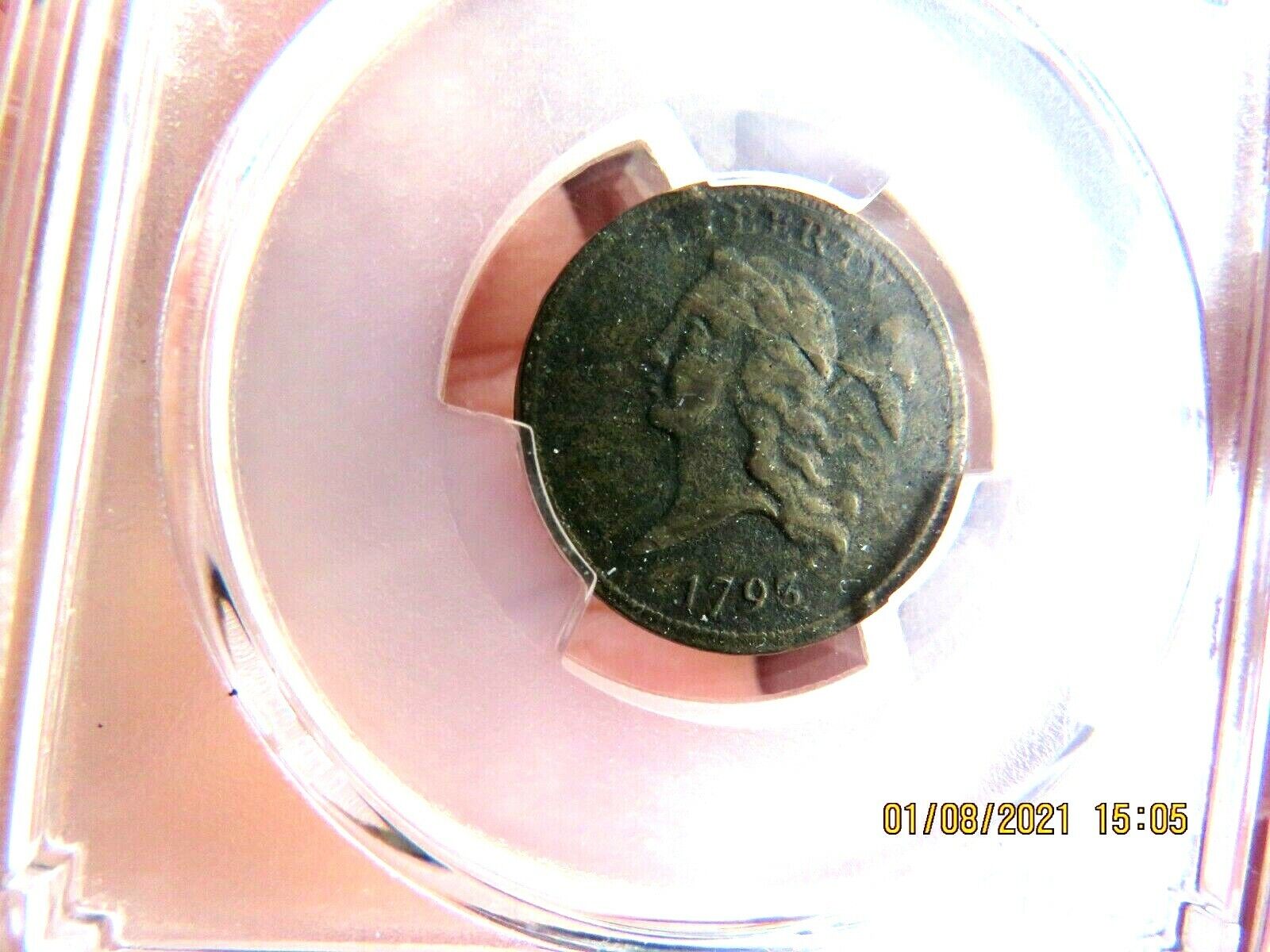 1793 HALF CENT PCGS VF Detail Looks XF First Mint Issue C1 - Fresh Stock Dated October 2025