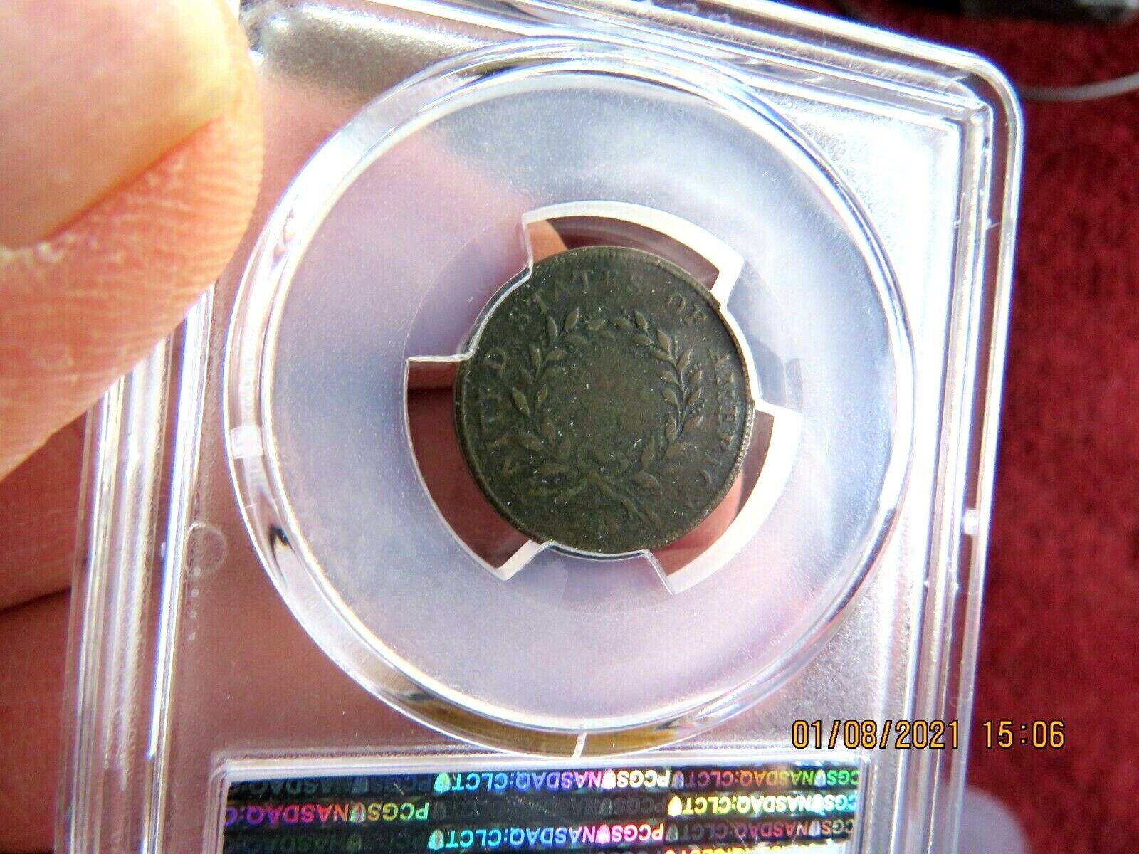 1793 HALF CENT PCGS VF Detail Looks XF First Mint Issue C1 - Fresh Stock Dated October 2025
