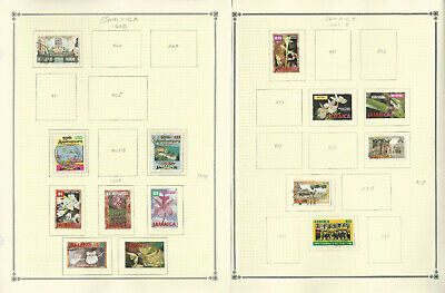 Jamaica Stamp Collection on 22 Scott Pages, 1992-2008 & BOB, JFZ - Fresh Stock Dated October 2025