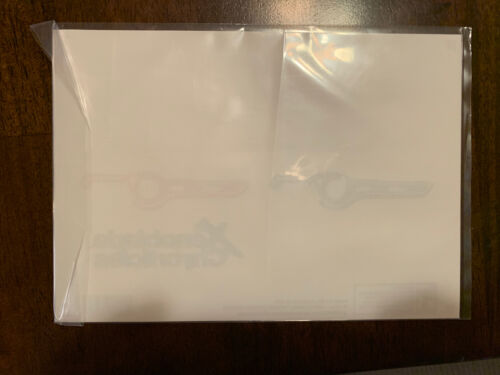 NEW My Nintendo Rewards Xenoblade Chronicles: 3 Sheets of Stickers Definitive Ed - Fresh Stock Dated October 2025