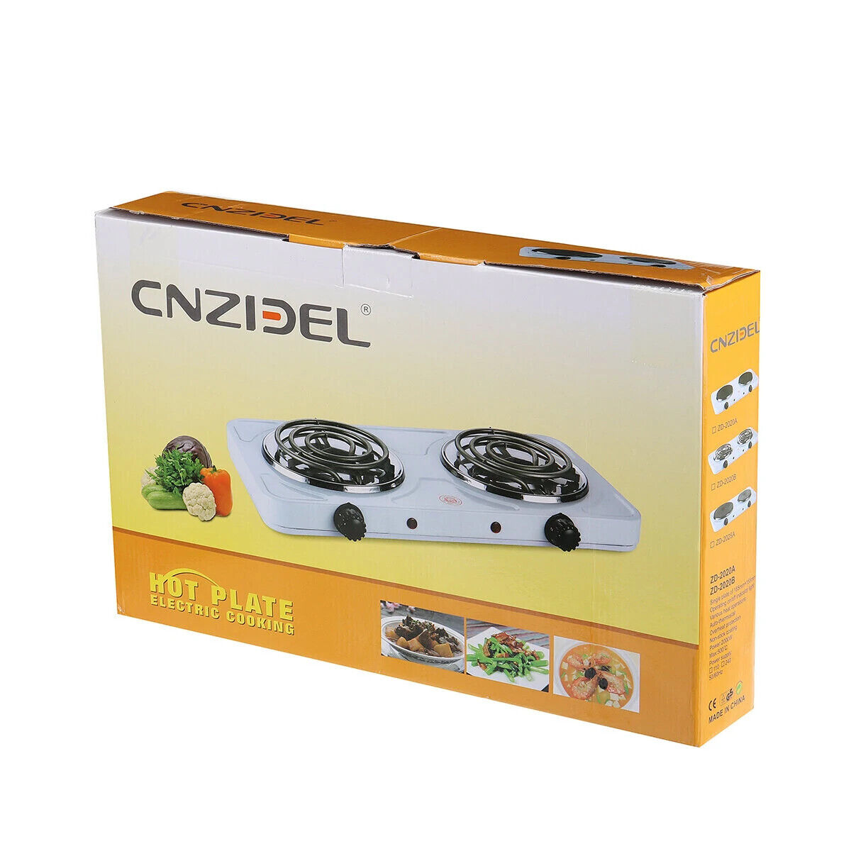 110V 2000W Portable Double Electric Stove Burner Hot Plate Cooking Heater - Fresh Stock Dated October 2025