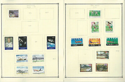 Jamaica Stamp Collection on 22 Scott Pages, 1992-2008 & BOB, JFZ - Fresh Stock Dated October 2025