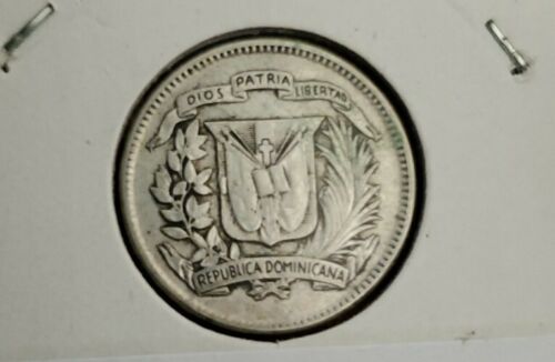 1959 Dominican Republic Silver 10 Centavos - Fresh Stock Dated October 2025