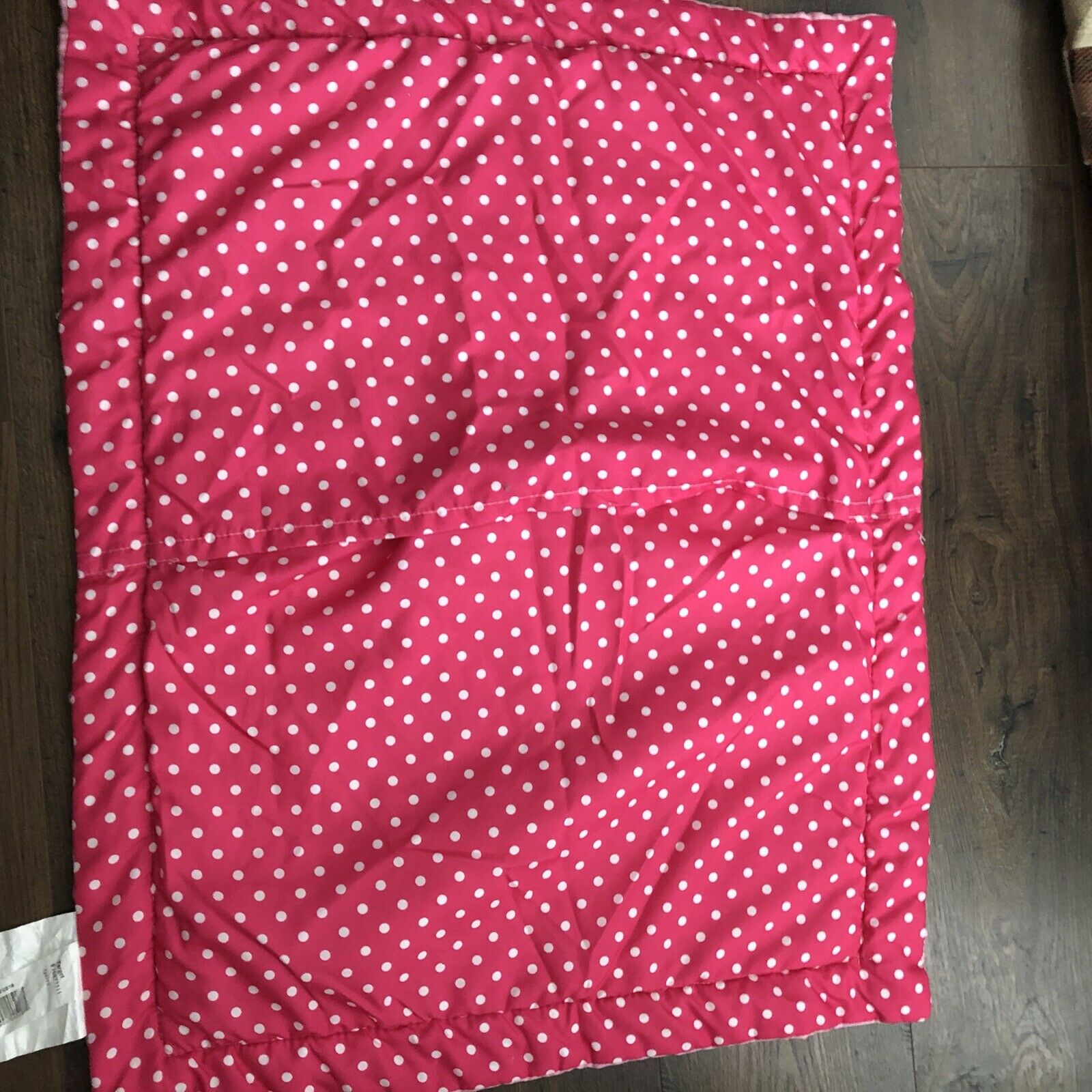 Circo Girl's Peace + Love Quilted Pink White Standard Pillow Sham - Fresh Stock Dated October 2025