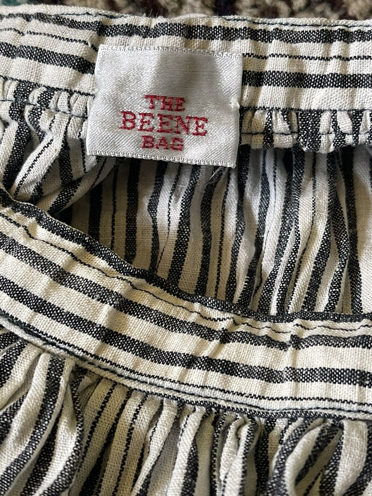 Vintage 1970’s The Beene Bag Long Striped Ruffled Prairie Skirt: Size XS - Fresh Stock Dated October 2025