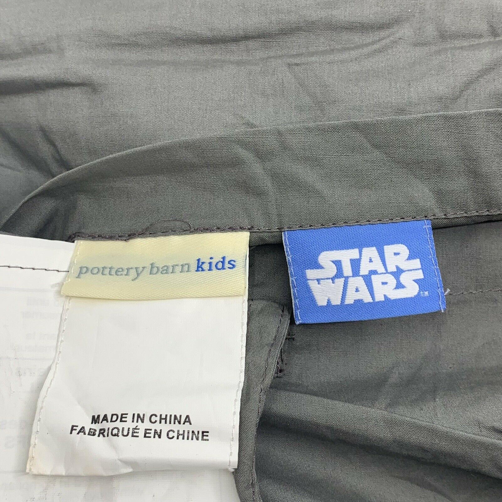 Pottery Barn Kids STAR WARS Millenium Falcon Quilted Sham Standard Navy Blue NEW - Fresh Stock Dated October 2025