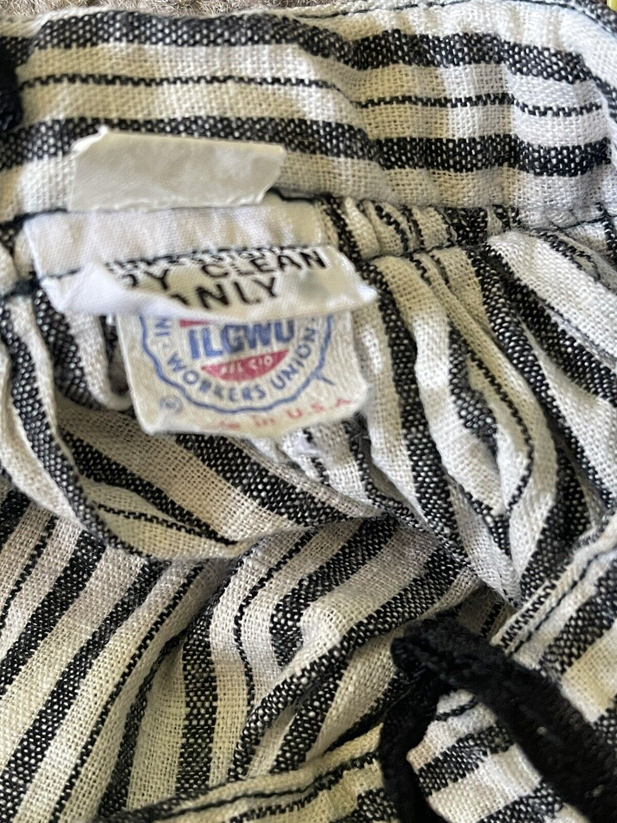 Vintage 1970’s The Beene Bag Long Striped Ruffled Prairie Skirt: Size XS - Fresh Stock Dated October 2025