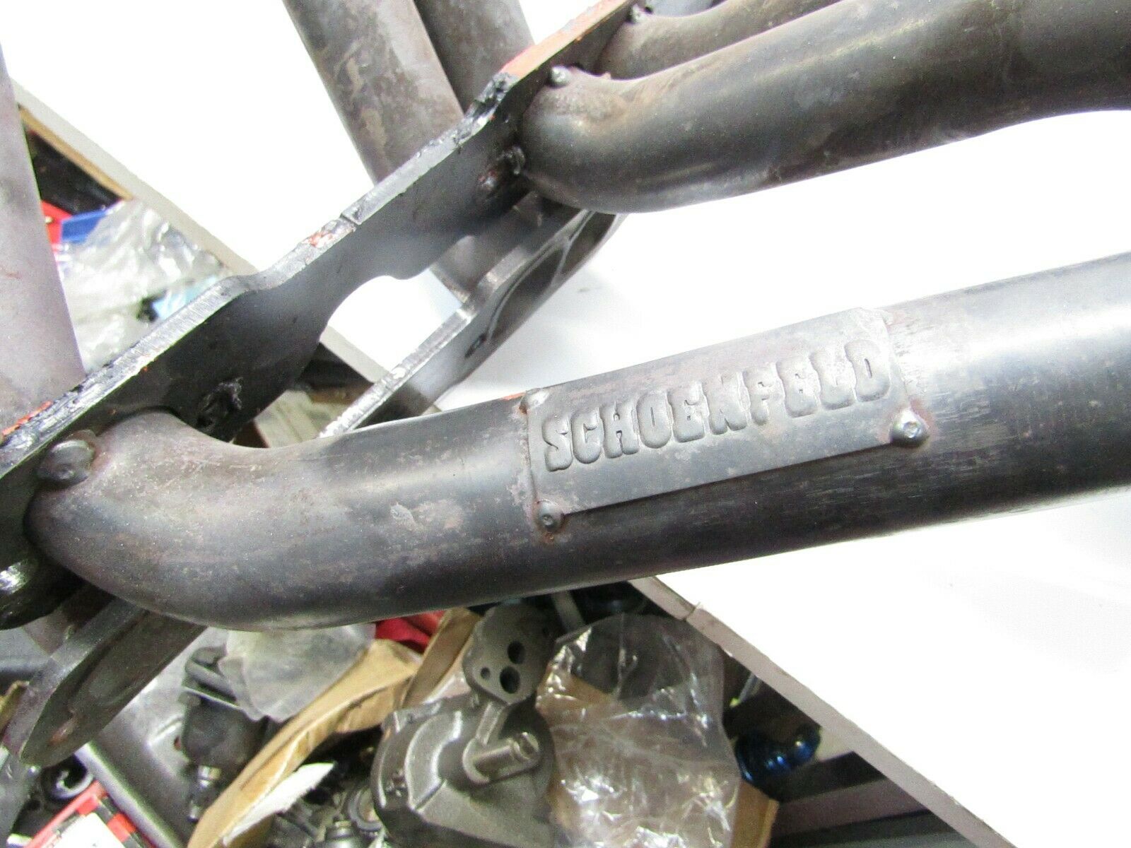 SCHOENFELD SB CHEVY CRATE HEADERS UMP IMCA WISSOTA USMTS DIRT MODIFIED SHAW - Fresh Stock Dated October 2025