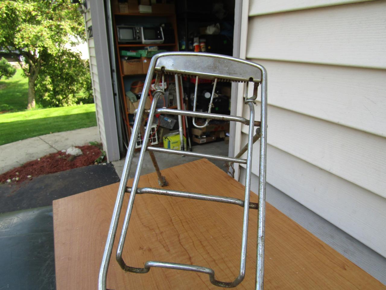 Vintage Metal Sprung Rear Bicycle Pannier 16x6” Used For Rehab - Fresh Stock Dated October 2025