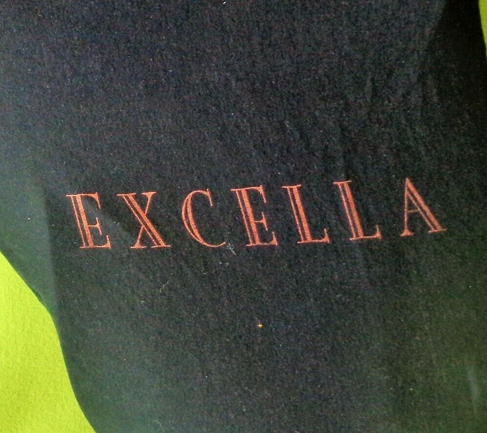 EXCELLA English Saddle COVER~BLACK~Close Contact~AP~Dressage~Elastic Edge~CLEAN - Fresh Stock Dated October 2025