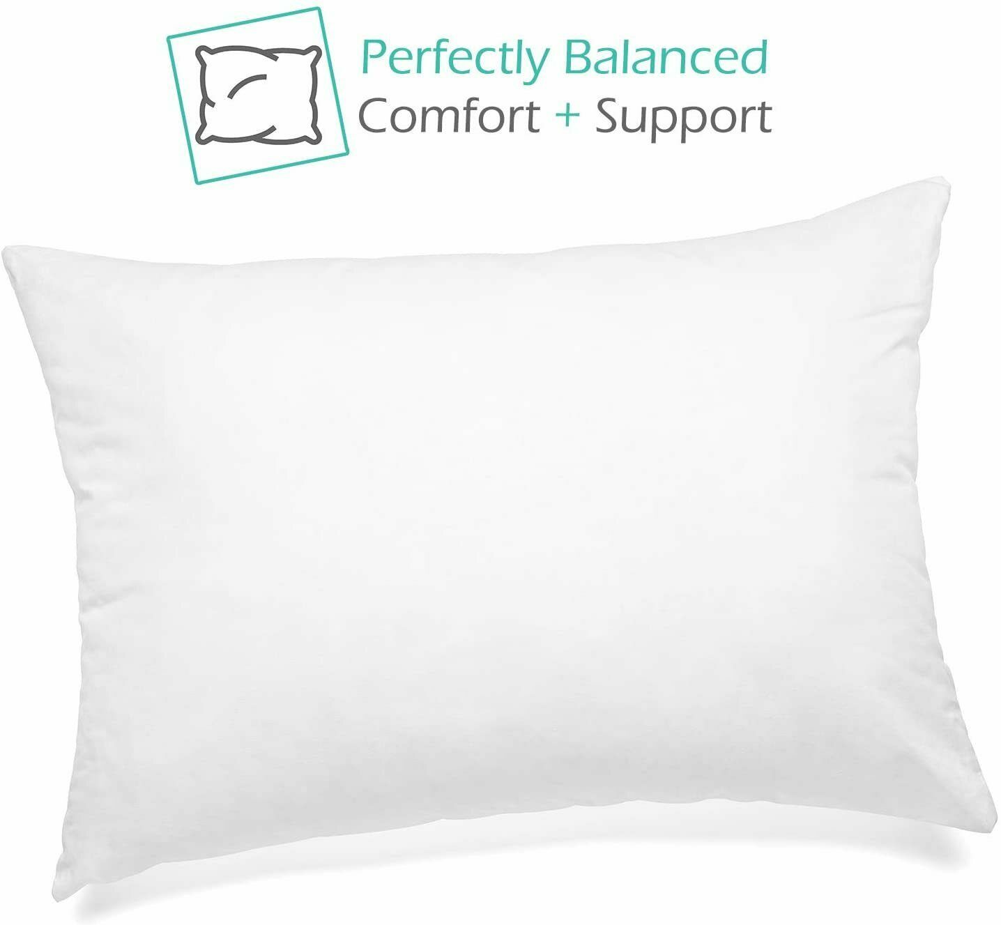 Toddler Pillow for Sleeping Hypoallergenic Cotton Cover Machine Washable - Fresh Stock Dated October 2025