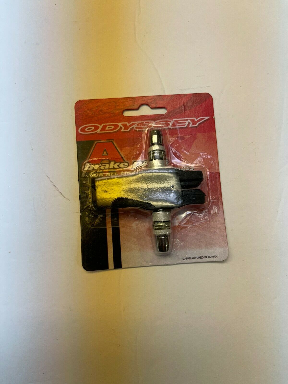 Odyssey A Bicycle Brake Shoes with Threaded Posts - Fresh Stock Dated October 2025