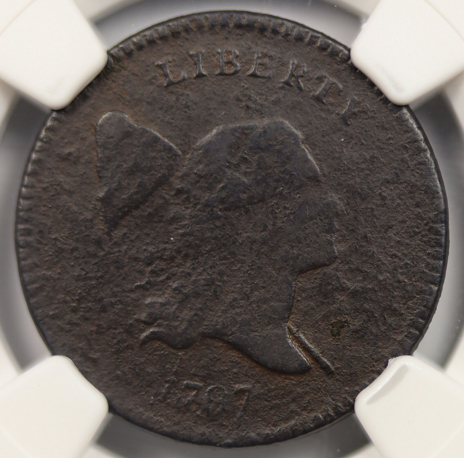 1797 1/1 Plain Edge C-1 Liberty Cap Half Cent 1/2C VF Details NGC - Fresh Stock Dated October 2025