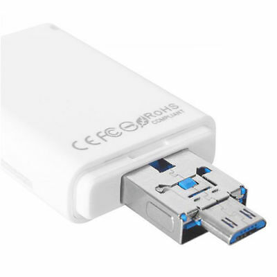 3in1 OTG SD TF Card Reader For iPad for iPhone X 8 7 6S 6 Plus 5S 5 Android IOS - Fresh Stock Dated October 2025