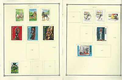 Jamaica Stamp Collection on 22 Scott Pages, 1992-2008 & BOB, JFZ - Fresh Stock Dated October 2025