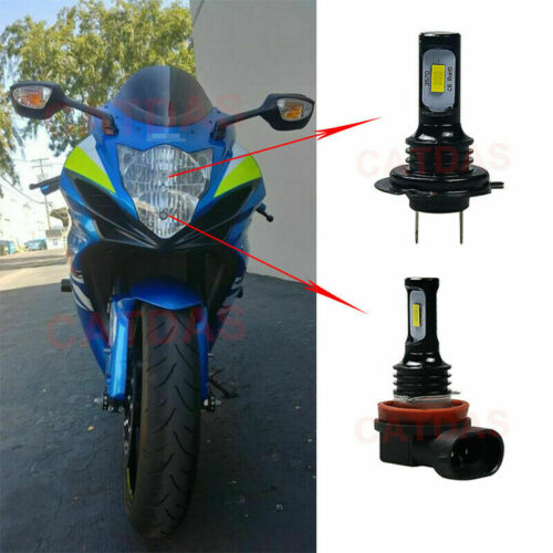 For 2011-2020 Suzuki GSXR 600 & 750 6000K LED Headlight Bulbs High Low Beam Kit - Fresh Stock Dated October 2025
