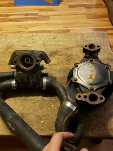 MerCruiser 4.3L Water Pump with pulley  and thermostat housing - Fresh Stock Dated October 2025