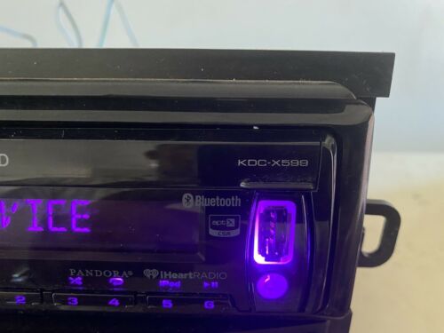 Kenwood Excelon KDC-X599 Bluetooth CD-Receiver With USB Preowned - Fresh Stock Dated October 2025