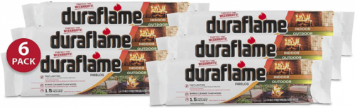 Duraflame 2.5lb 1.5-hr Firelog, 6 pack (00625) - Fresh Stock Dated October 2025