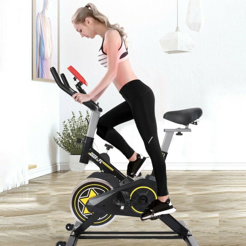 Exercise Stationary Bike Cycling Home Gym Cardio Workout Indoor Fitness Home - Fresh Stock Dated October 2025
