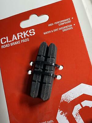 Clarks Road Bike Brake Pads Insert High Performance Compound 52mm New - Fresh Stock Dated October 2025