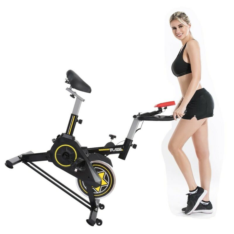 Exercise Stationary Bike Cycling Home Gym Cardio Workout Indoor Fitness Home - Fresh Stock Dated October 2025