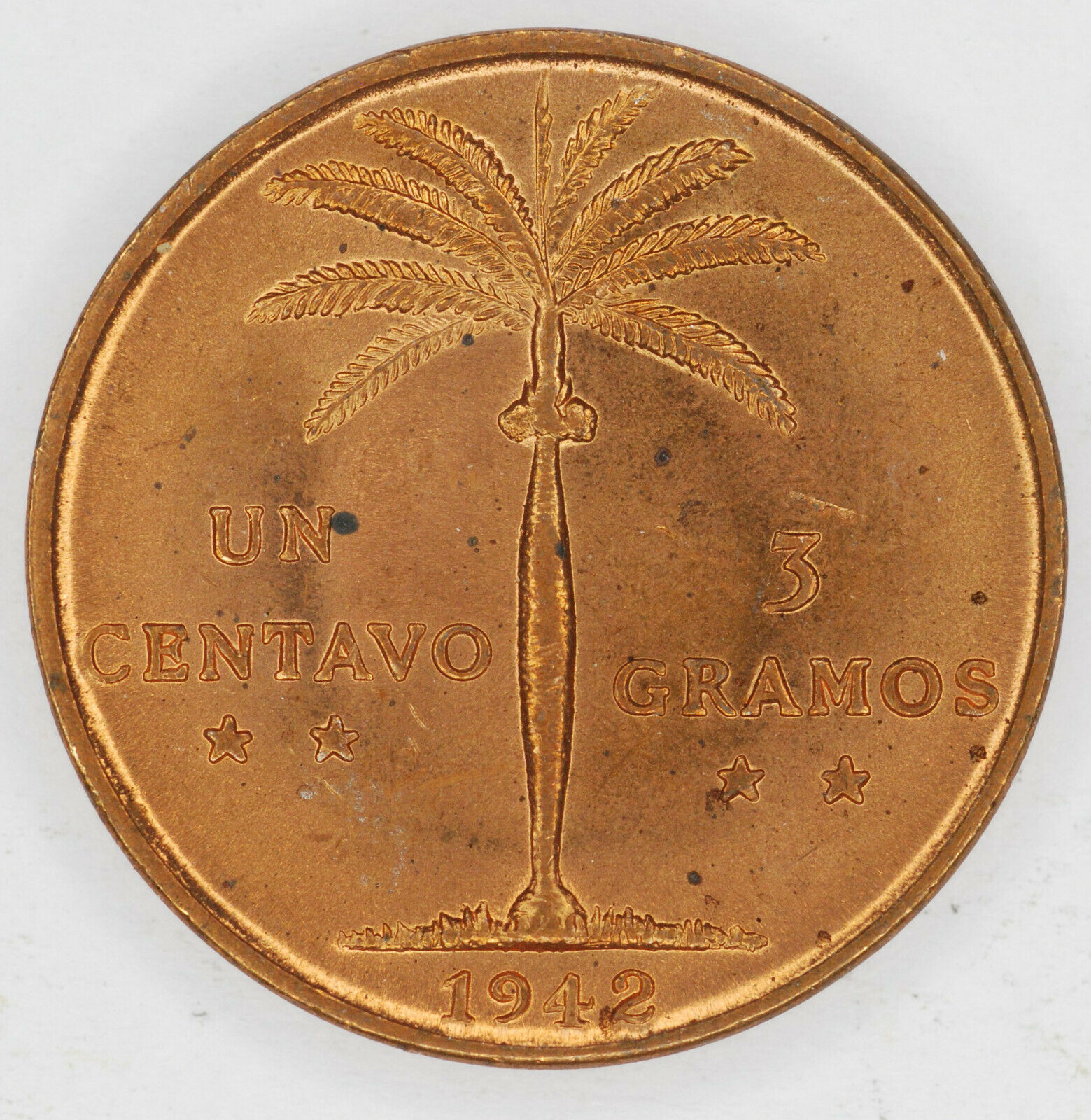 Dominican Republic 1 Centavo 1942 - Fresh Stock Dated October 2025