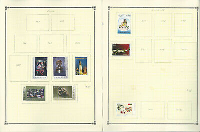 Jamaica Stamp Collection on 22 Scott Pages, 1992-2008 & BOB, JFZ - Fresh Stock Dated October 2025