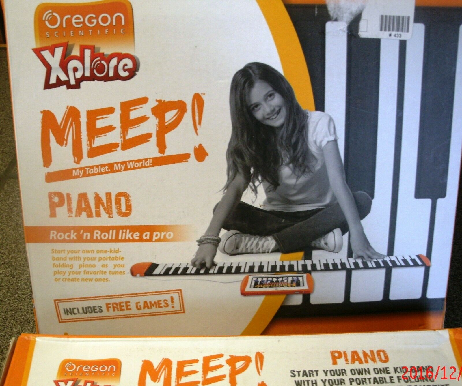 Oregon Scientific Xplore Meep! Drum pad and Piano (2 items) - Fresh Stock Dated October 2025