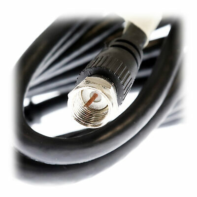STEREN 205-415BK RG-6 CABLE-TV SATV CATV COAXIAL PATCH CABLE, 6-FEET, (10-PACK) - Fresh Stock Dated October 2025