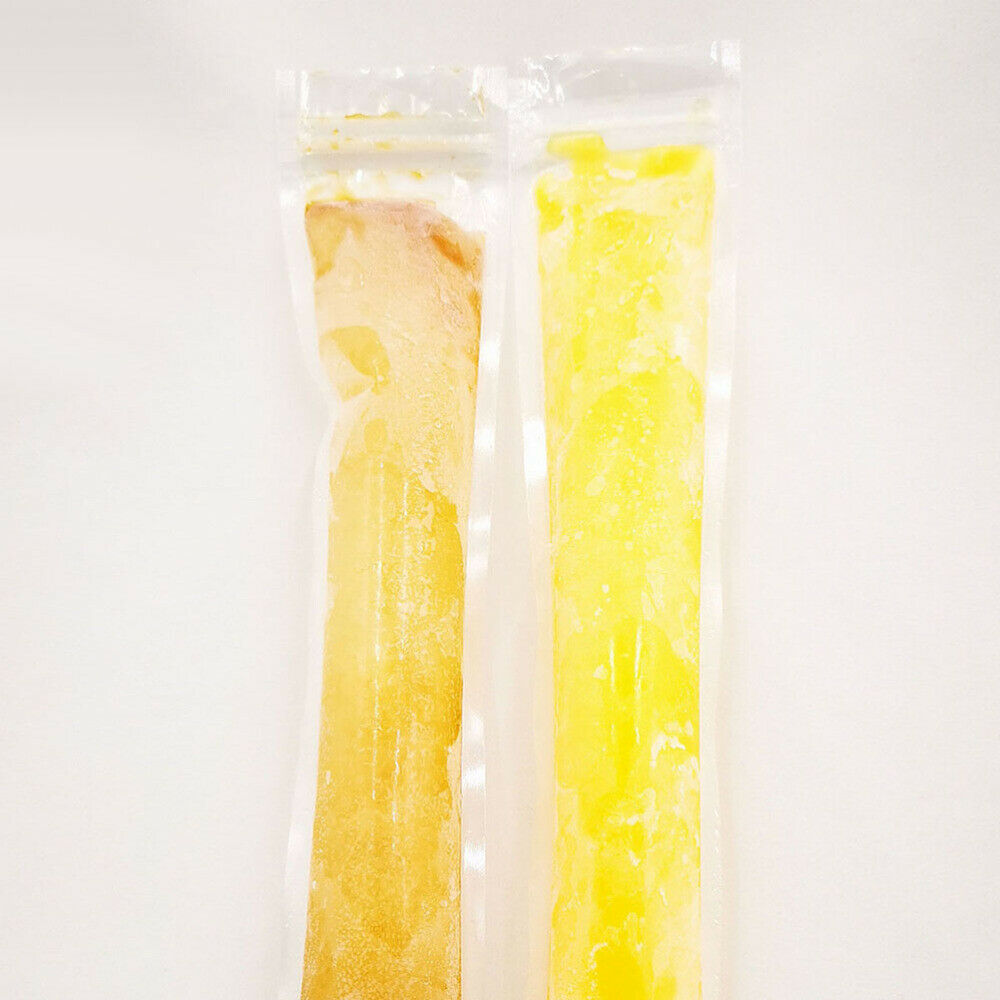 50/100pcs Ice Pop Maker Pouches Seal Freezer Bags Disposable Popsicles Bags - Fresh Stock Dated October 2025