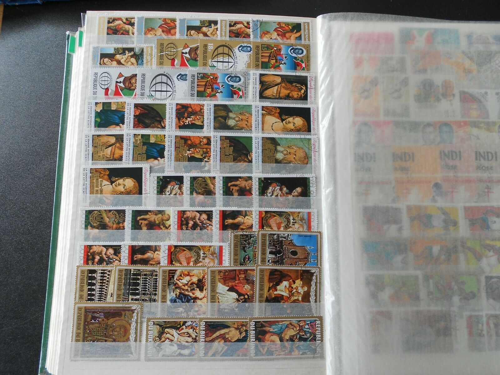 BURUNDI, beautiful collection of stamps on 10 scans, MNH/MH/USED! - Fresh Stock Dated October 2025