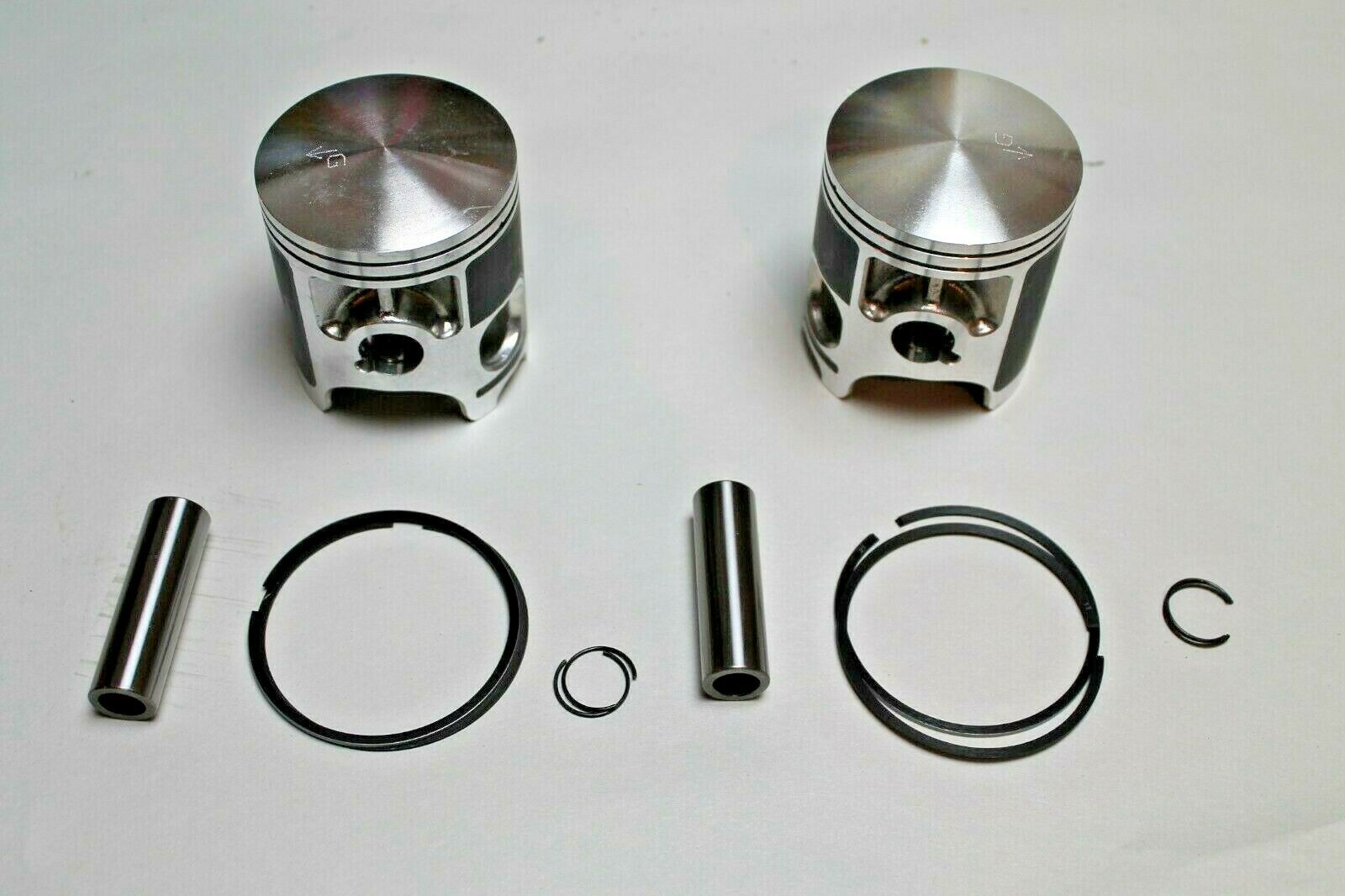 New Kveldwulf Yamaha RD350 Left Right Cylinder Rebuild Kit - Pistons Rings Pins - Fresh Stock Dated October 2025