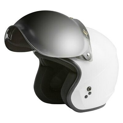 GMAX G002015 Silver Iridium 3-Snap Flip-Up Bubble Shield for Helmets - Fresh Stock Dated October 2025
