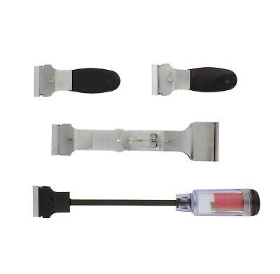 ABN Razor Scraper & Replacement Blade Set – Car Window Adhesive Decal Remover - Fresh Stock Dated October 2025