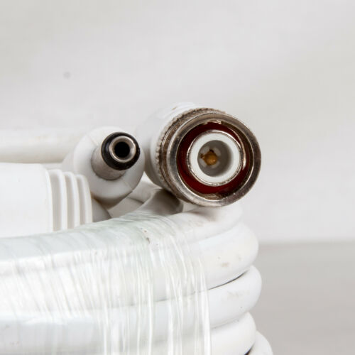 RG59 Coaxial Cable 25ft 60ft Bulk Coax DUAL / QUAD Outdoor 20AWG - BLACK WHITE - Fresh Stock Dated October 2025