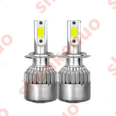 Ice Blue H7 LED Headlight Bulb C6 For Yamaha YZF R6 2003-2014 YZF R6S 2006-2009 - Fresh Stock Dated October 2025