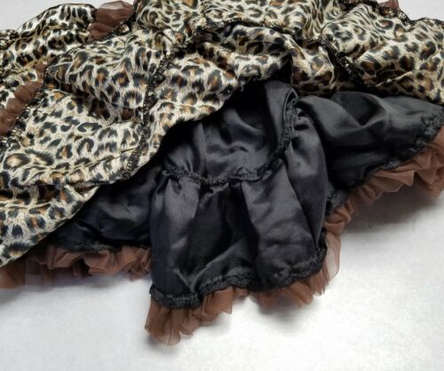 brown cheetah tutu elastic ribbon size 100 3t girls unbranded - Fresh Stock Dated October 2025