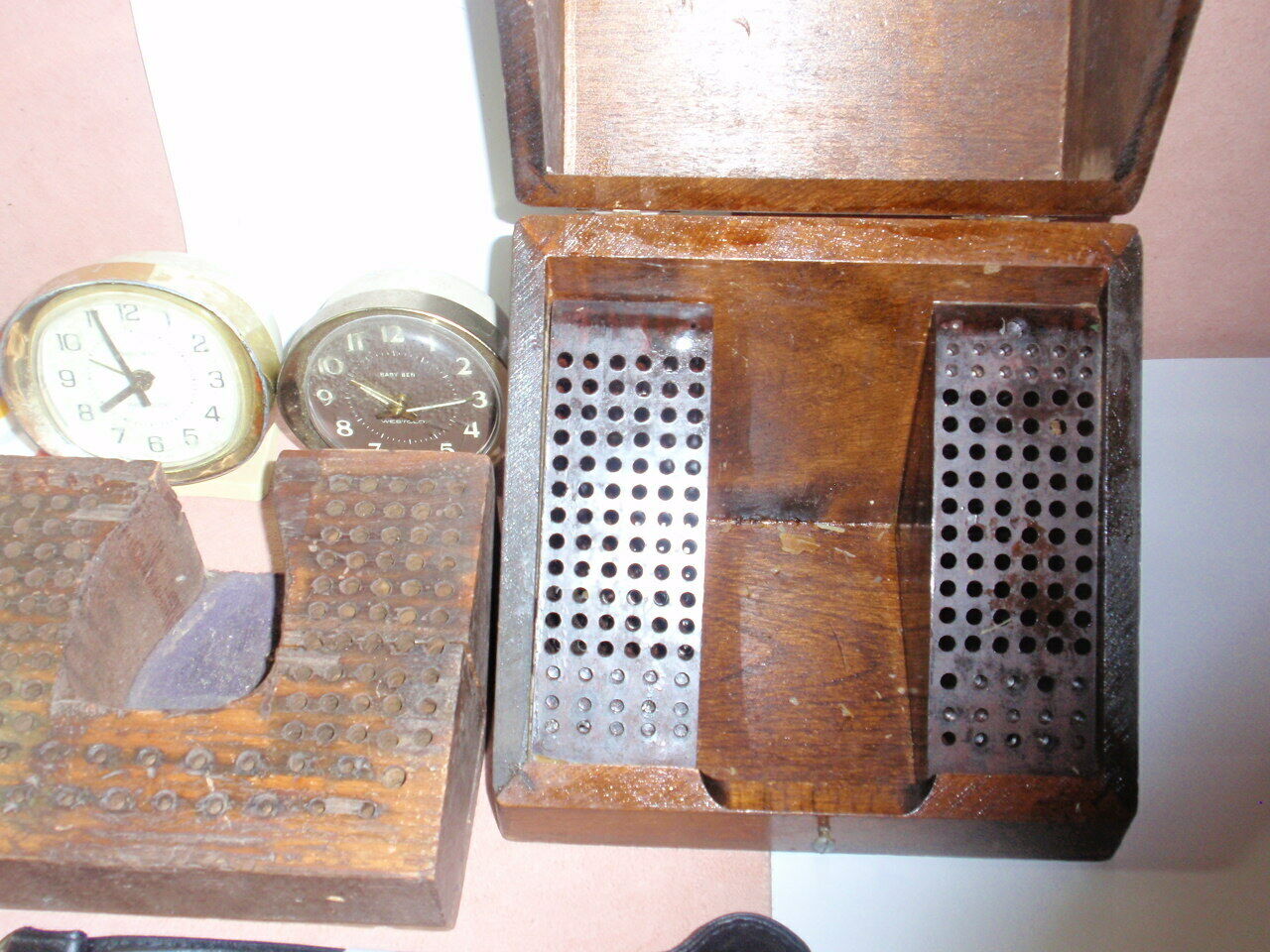 USA C&E Jewelry Tool& watch Staking Wood Box & Watch Movement case Lot #NBX JP26 - Fresh Stock Dated October 2025