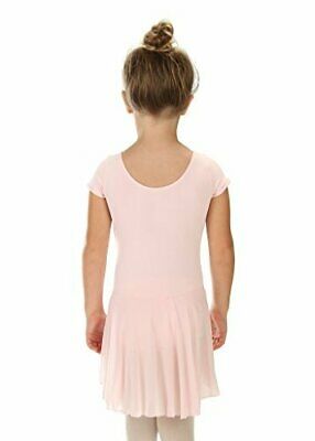 Elowel Kids Girls' Ruffle Short Sleeve Skirted Leotard (Size 2-14 Years)... - Fresh Stock Dated October 2025
