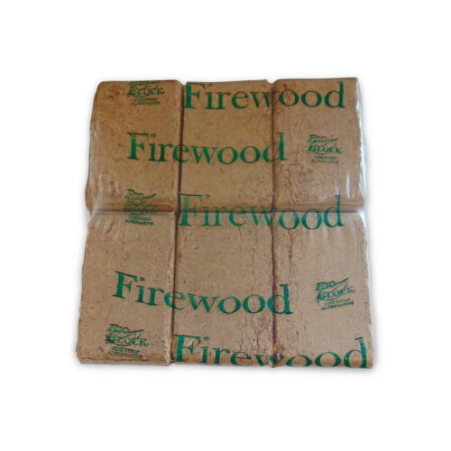 Bio Block BIO-12A Indoor and Outdoor Wood Fire Log - Fresh Stock Dated October 2025