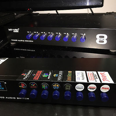 Video Game System/Console Labels for AV-HDMI Switch Boxes - Custom Labels - Fresh Stock Dated October 2025