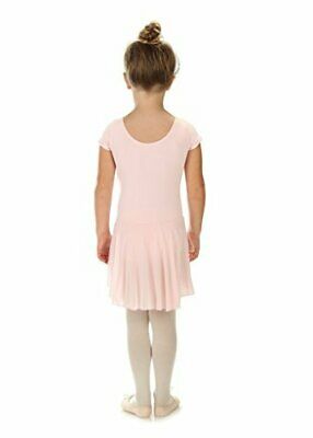 Elowel Kids Girls' Ruffle Short Sleeve Skirted Leotard (Size 2-14 Years)... - Fresh Stock Dated October 2025