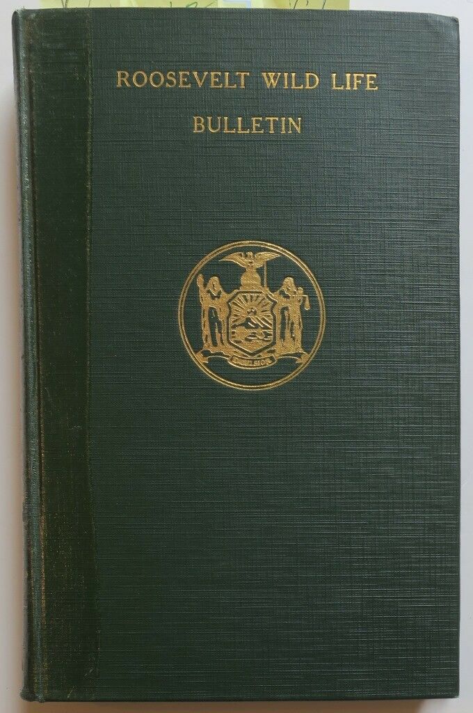 Roosevelt Wild Life Bulletin,Vol. 1:4 issues,Library Hardcover,Park Maps,Photos - Fresh Stock Dated October 2025