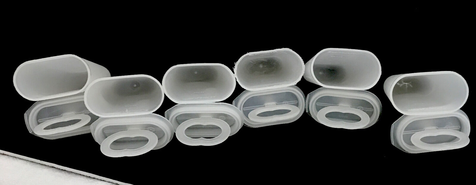 Vintage Tupperware Popsicle Maker Ice Tups Set of 6 Molds & Tray #481 - Fresh Stock Dated October 2025